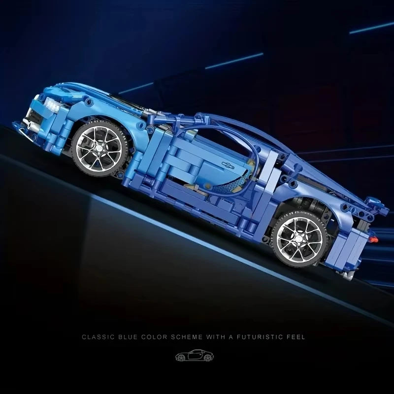 Bluce Sports Car MOC Building Blocks Kit for Boys 14 Plus