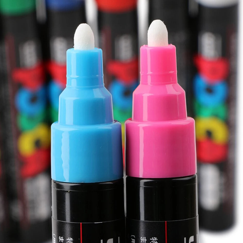 16 Color Japan UNI POSCA Marking Pens Set for Art and Crafts