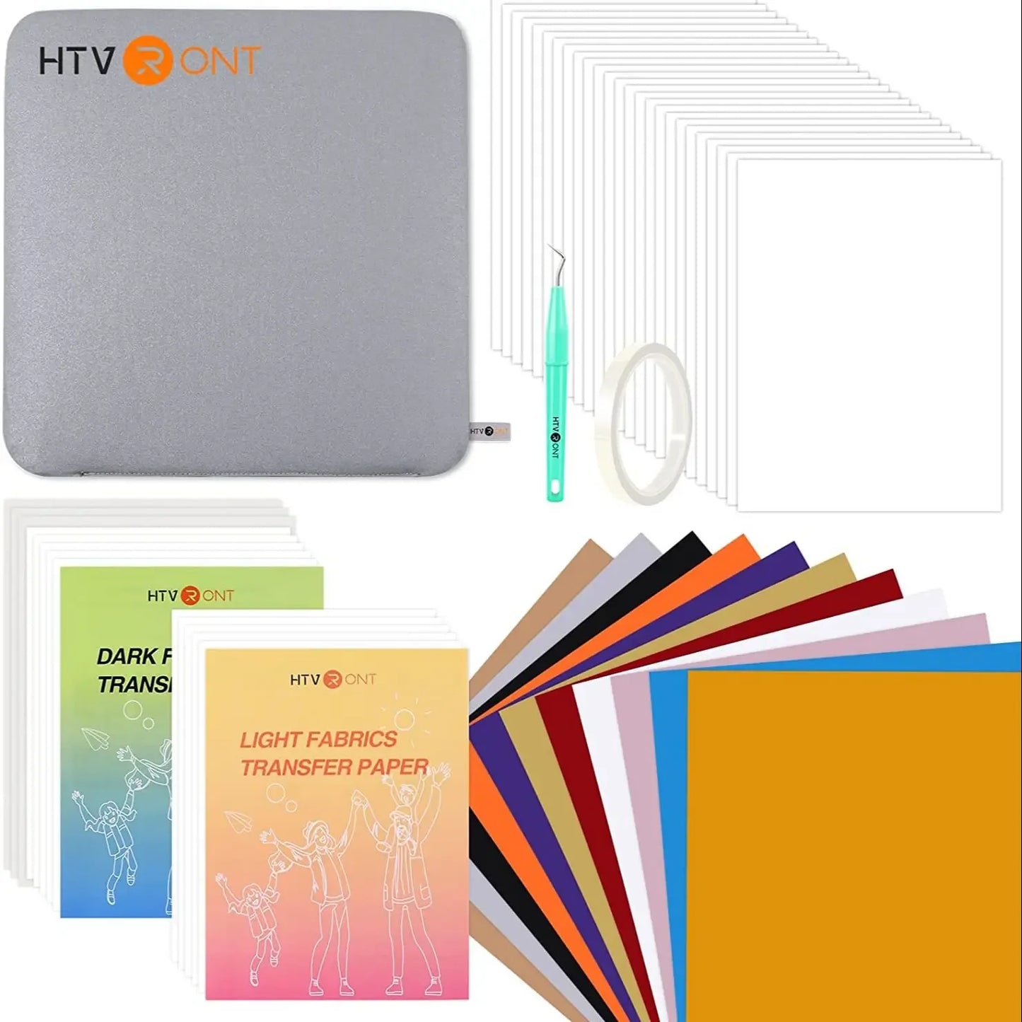 HTVRONT 52pcs Heat Press Accessories Kit for T-Shirt Printing
