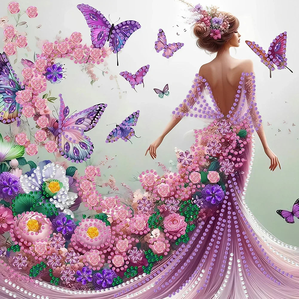 30x30cm 5D DIY Fairy Diamond Painting Kit for Home Decor