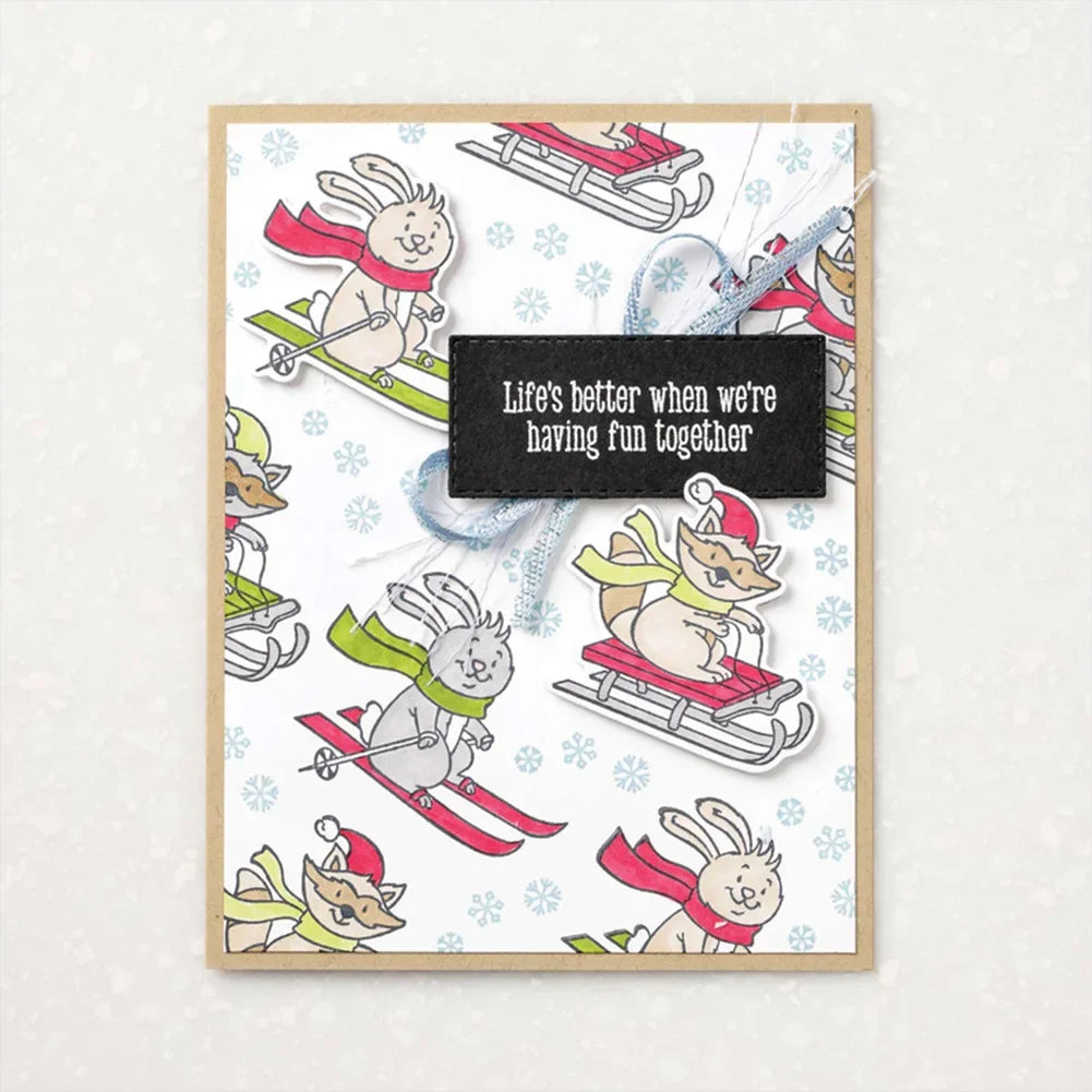 Christmas Cutting Die Transparent Seal Stamp for DIY Crafts
