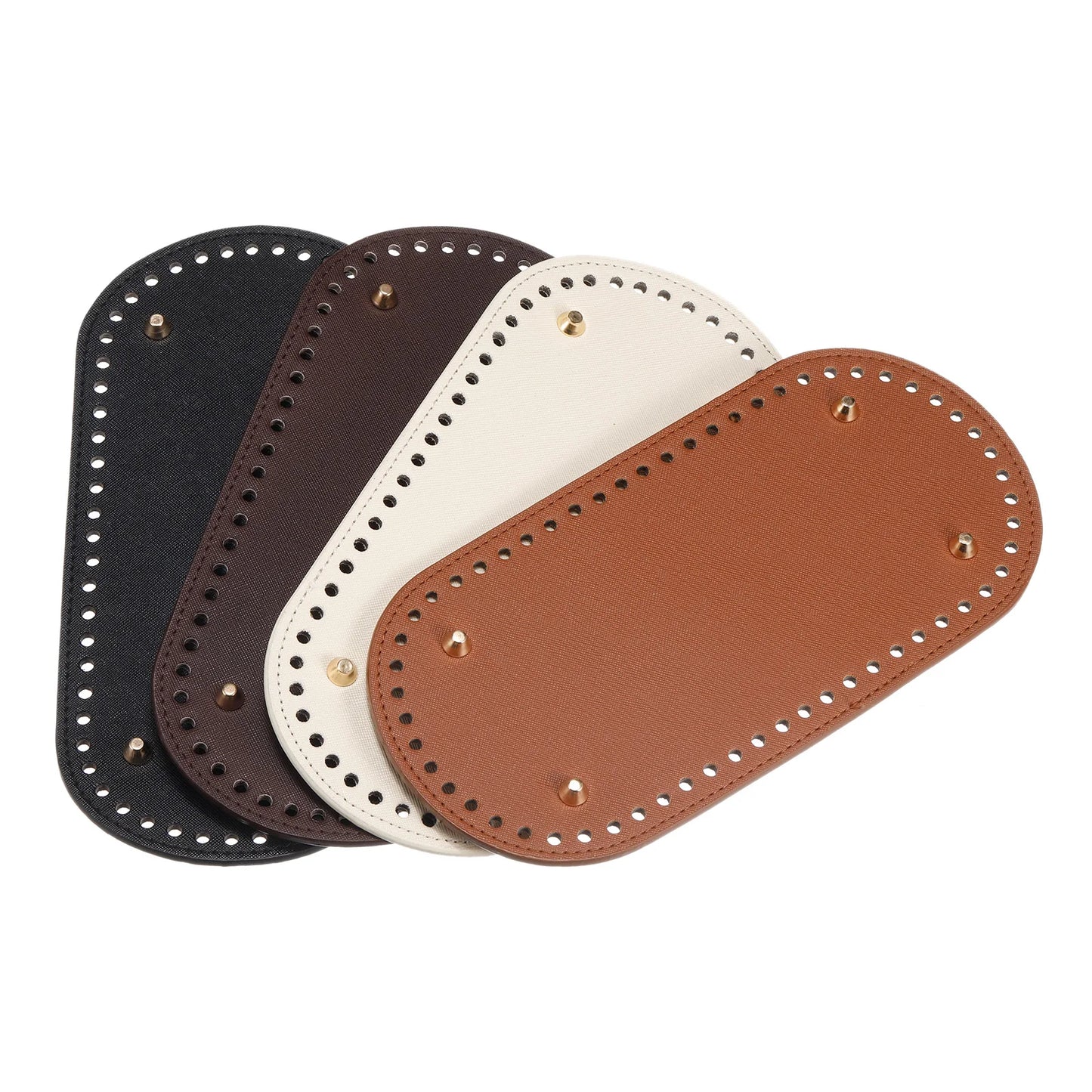 Leather Bag Bottom Shaper 4Pcs DIY PU Purse Base Multicolor
