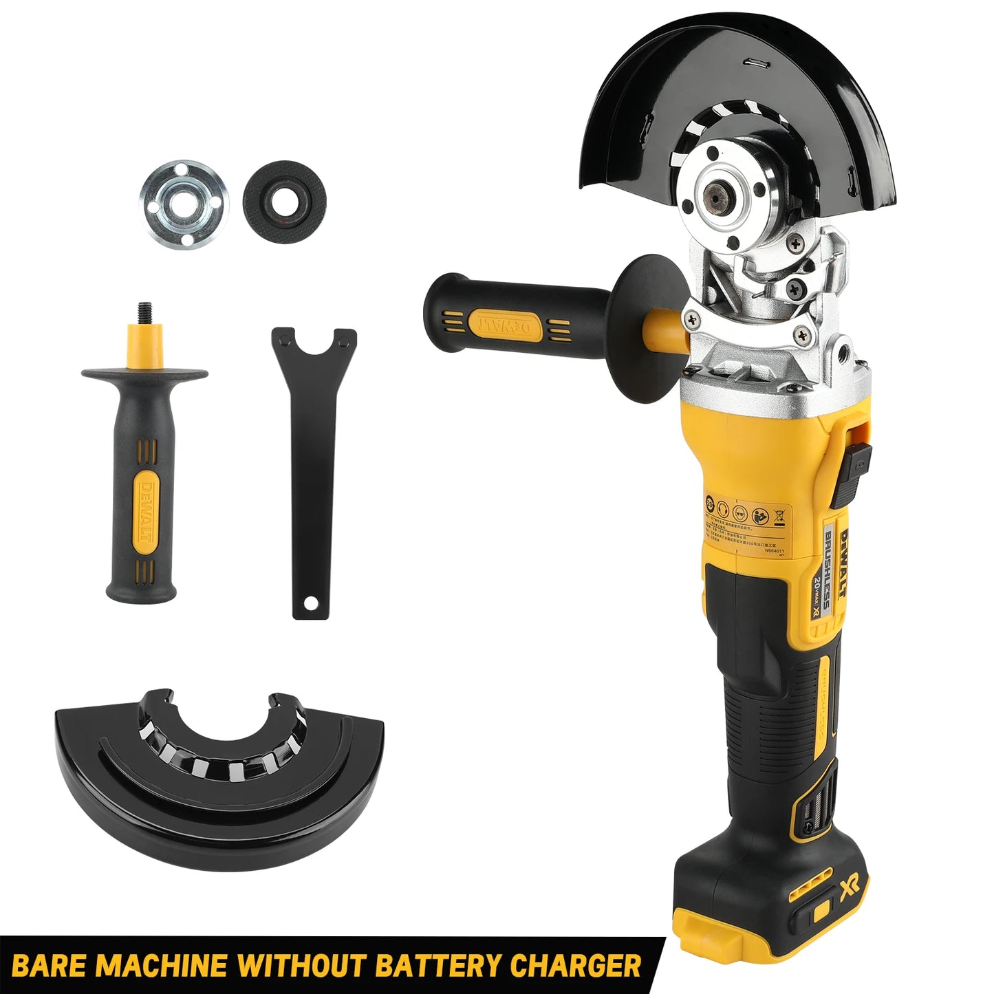 DeWalt 125mm Flat Head Grinder Bare Tool 18V Brushless