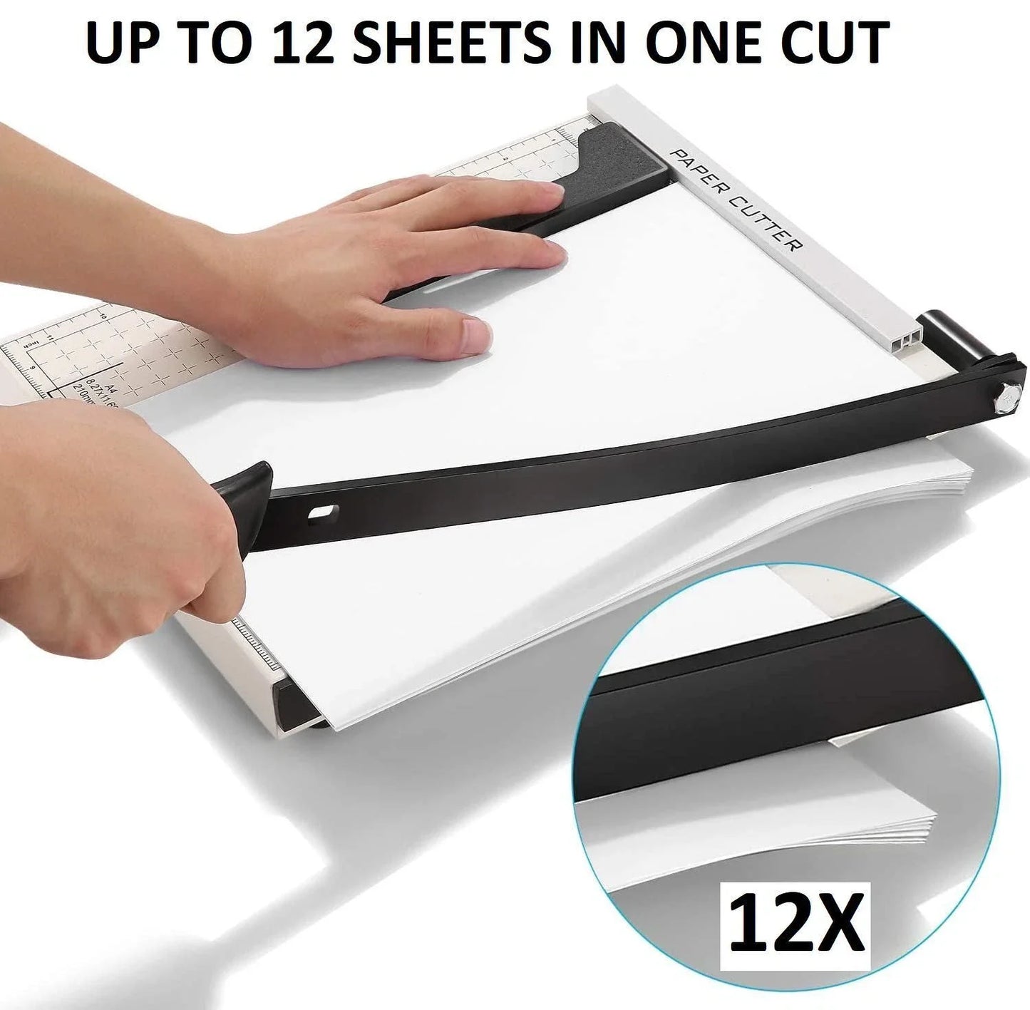 Multi-Function A4 To B7 Paper Cutter Tool With Metal Blade