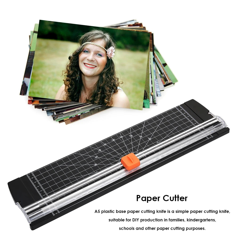 A4 Paper Trimmer Photo Cutter Plastic Bottom For Office