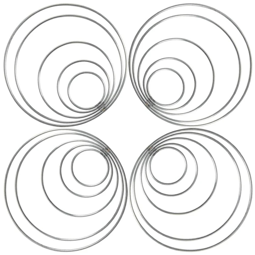 20 Pieces Metal Dream Catcher Rings for DIY Crafts and Macrame