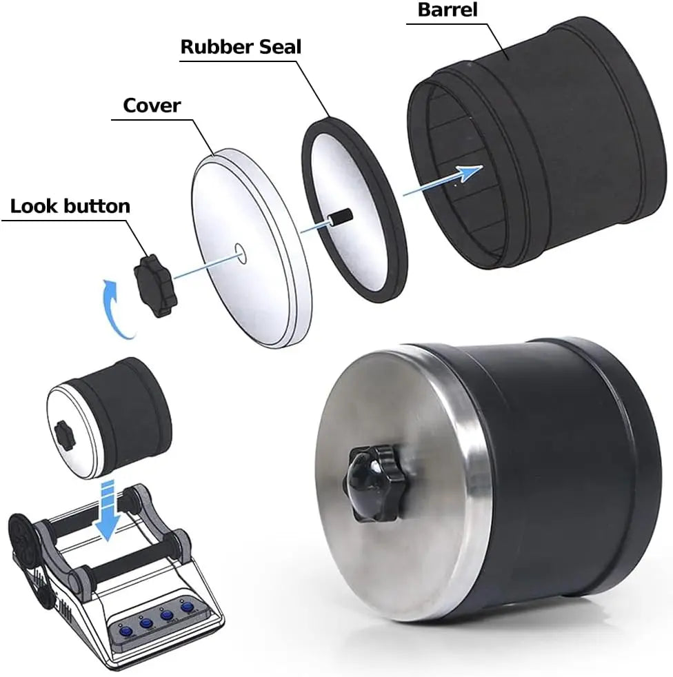 Rock Tumbler Kit for Kids and Adults with Polishing Grits