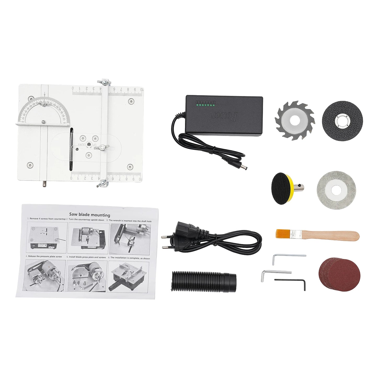 Multi Functional Desktop Table Saw 96W Mini Woodworking