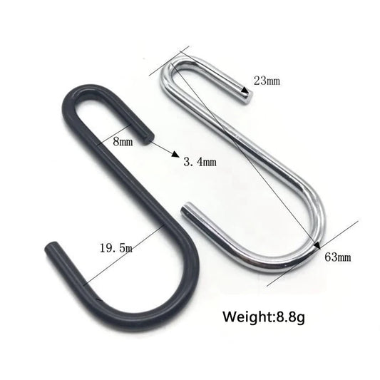 Stainless Steel S Shape Hooks for Kitchen Bath Storage