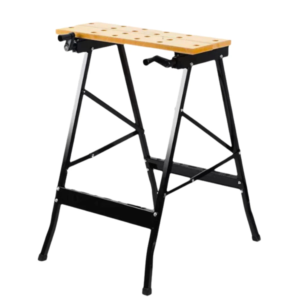 Folding Table Saw Horse Workbench Bench Dogs Protractor