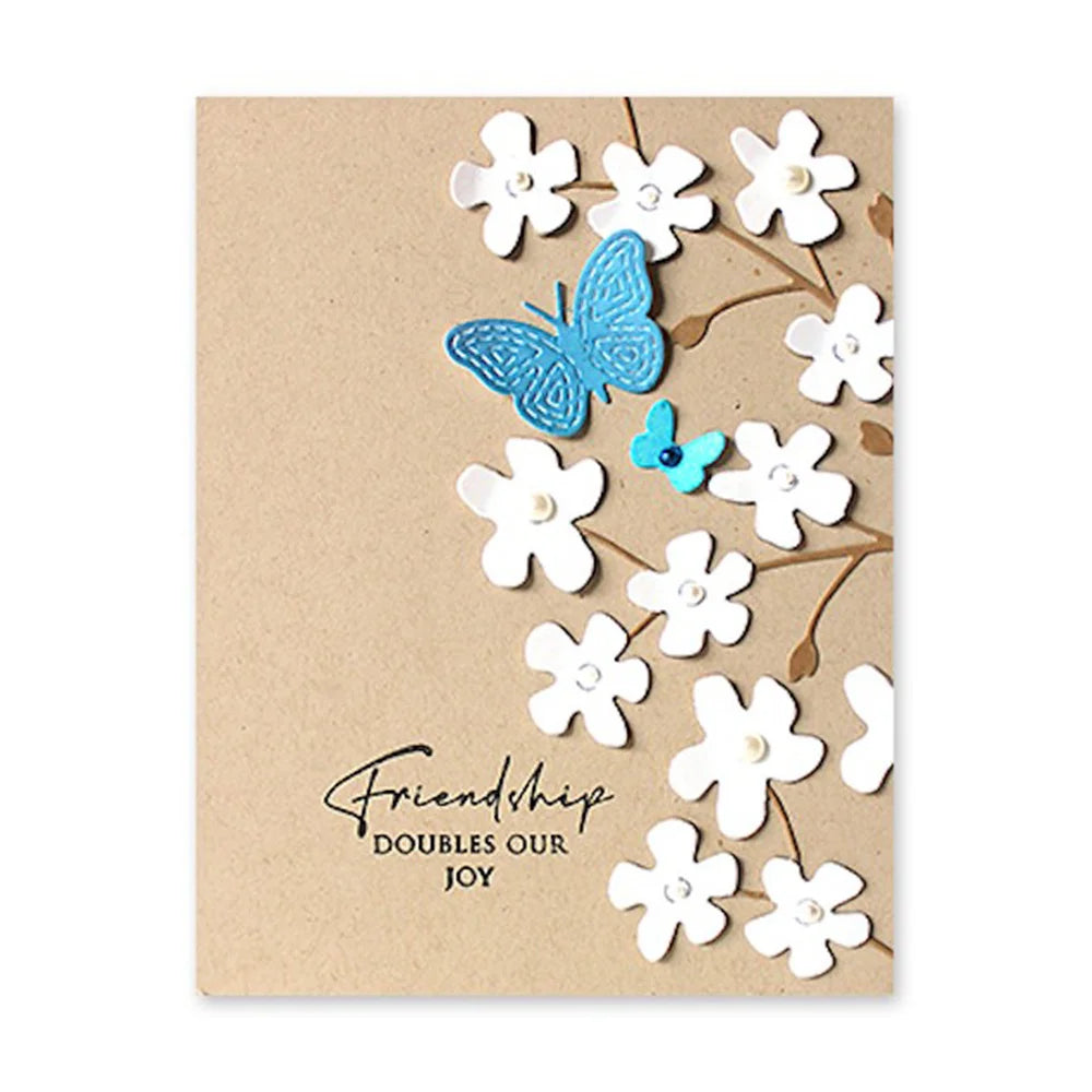 Blooms Floral Twirl Daisies Cutting Dies for DIY Crafts