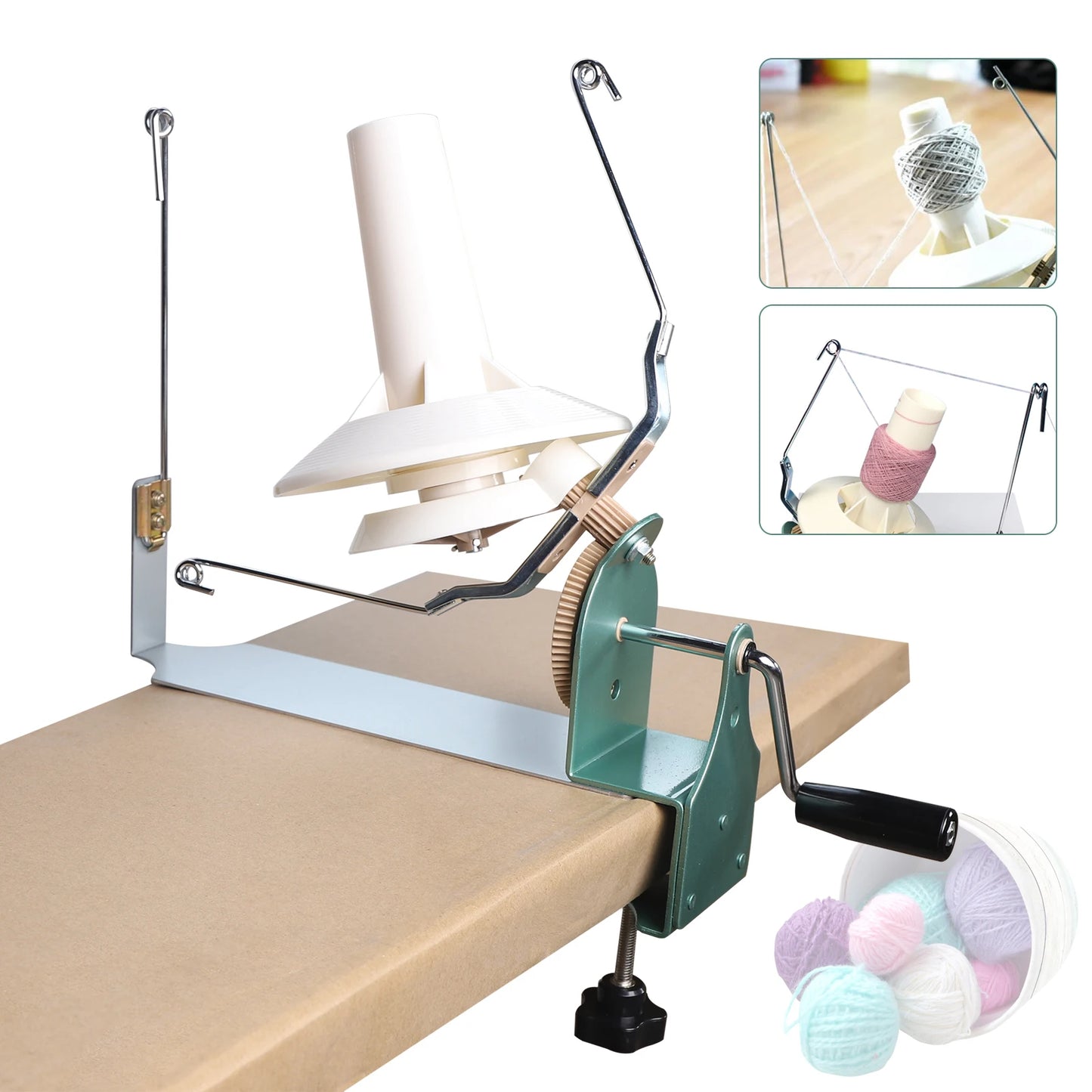 Premium Wool Ball Winder for Knitting and Crafting Convenience