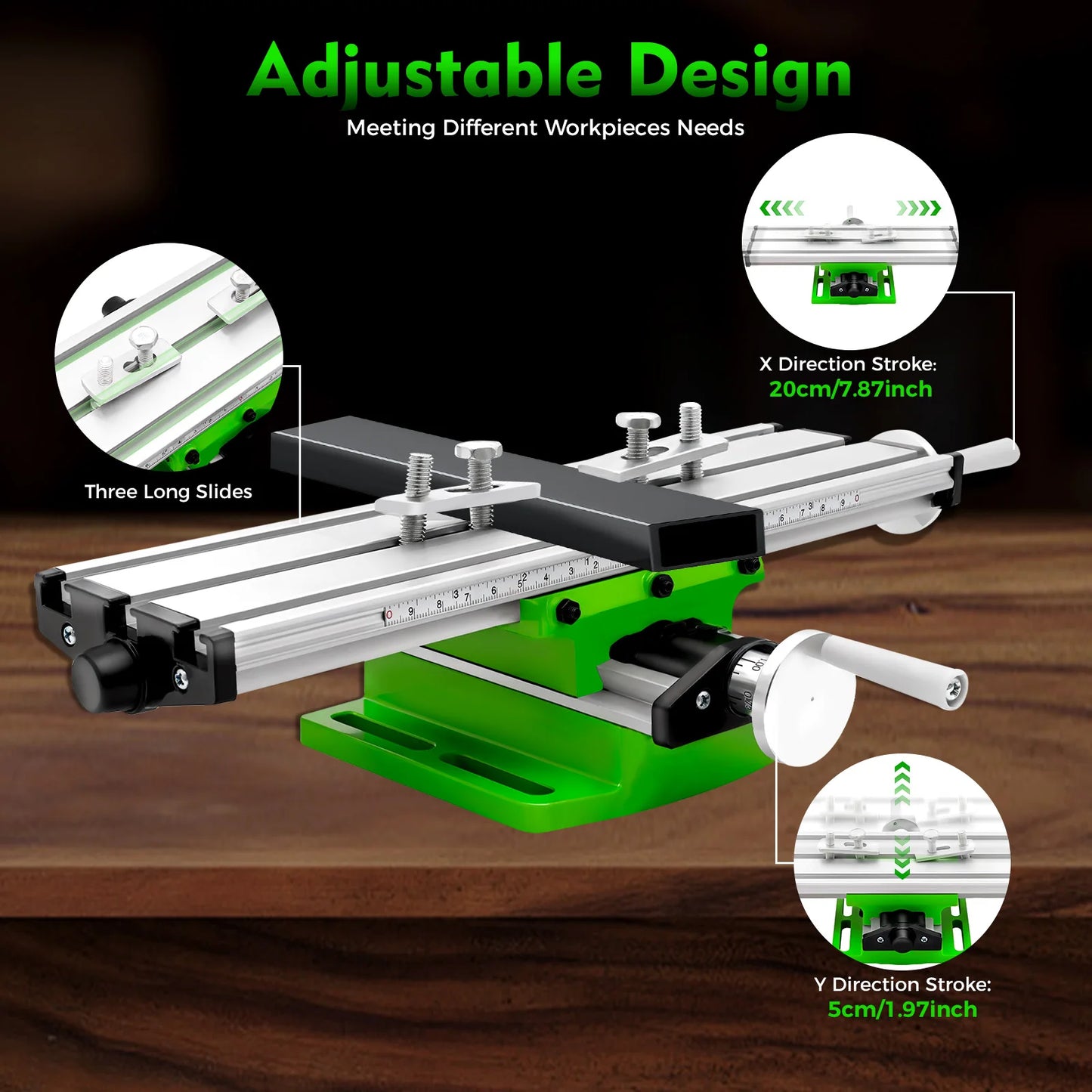 Mini Multifunction Drilling Milling Machine Worktable Vise Tool
