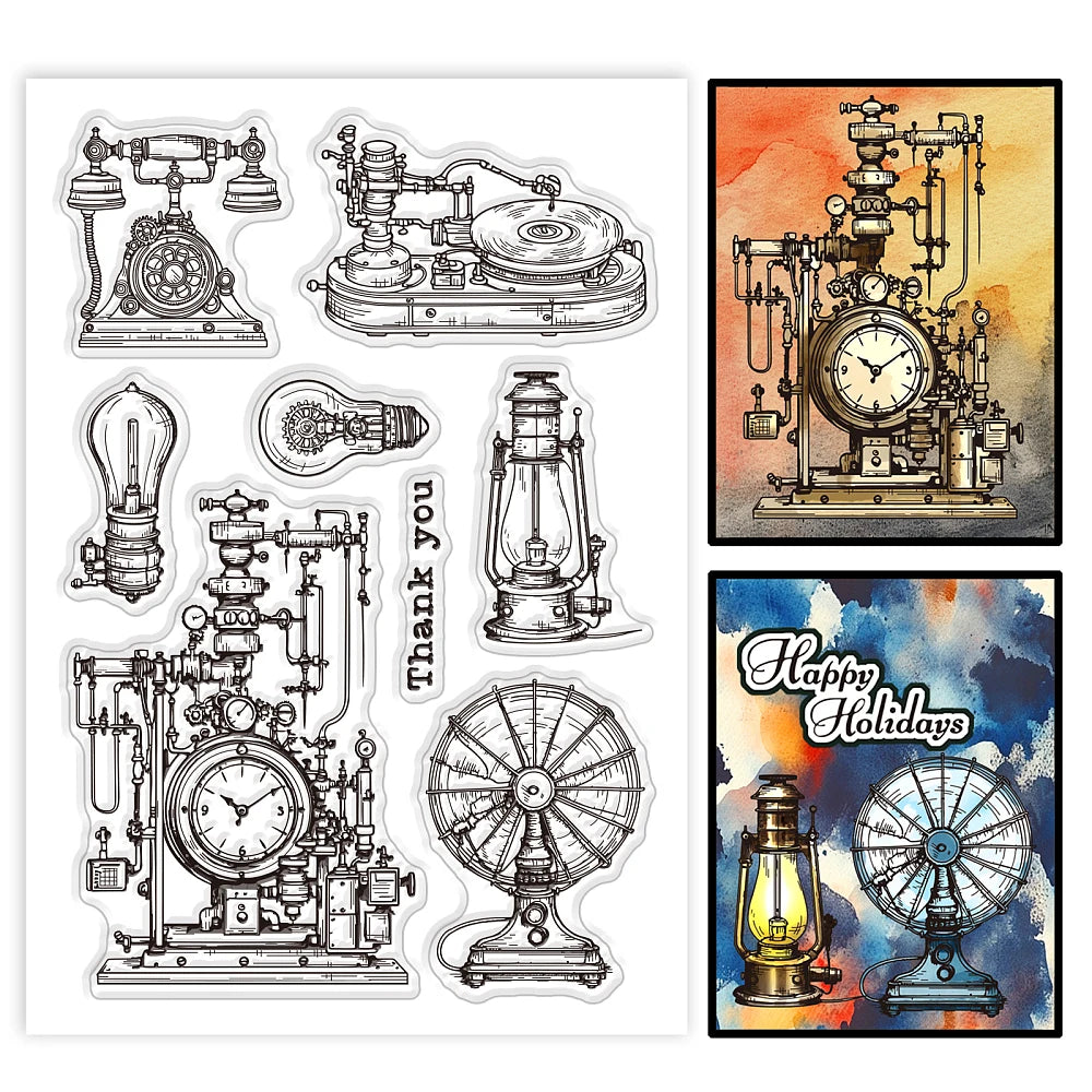 Custom Clear PVC Light Bulb Stamps for DIY Scrapbooking