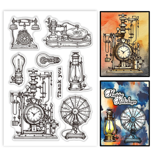Custom Clear PVC Light Bulb Stamps for DIY Scrapbooking