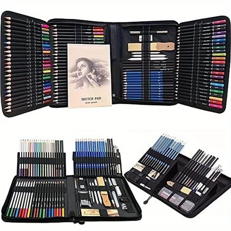 120 Color Colored Pencils Set for Artists and Adult Coloring