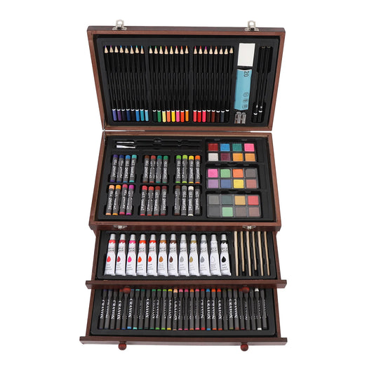 Wooden Art Set Multifunctional Painting and Drawing Kit