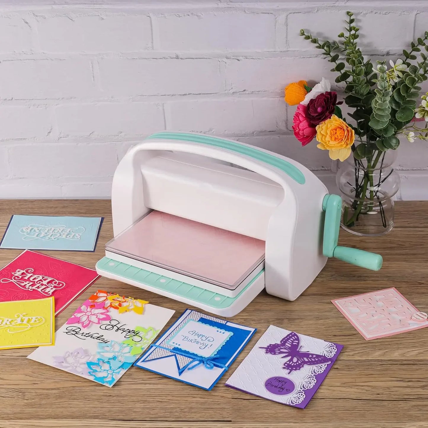Manual Die Cutting Machine 9 Inch Opening Scrapbooking Starter Kit