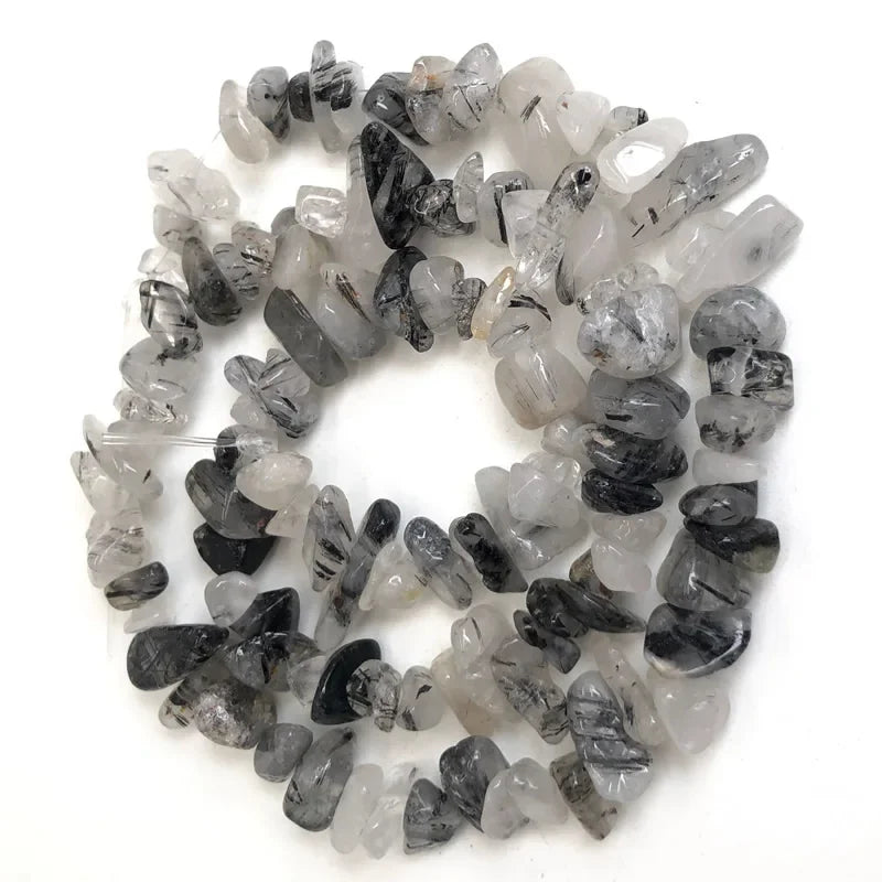 Natural Irregular Gravel Crystal Quartz Beads for Jewelry Making