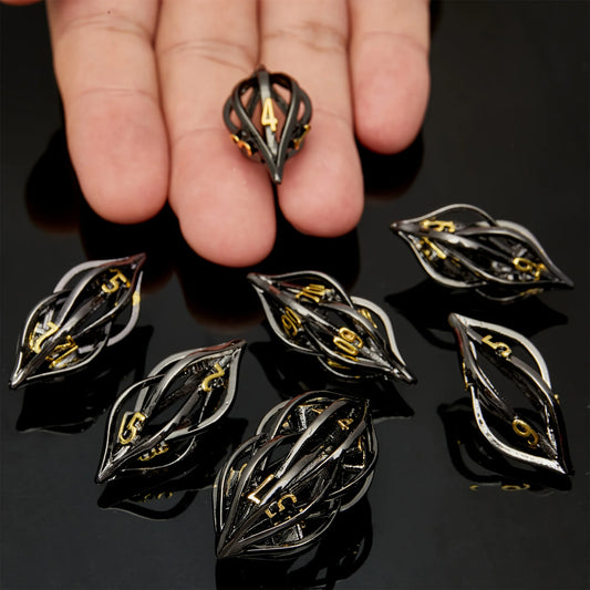 DnD Dice Set Handcrafted Sharp Dice for Role Playing Games
