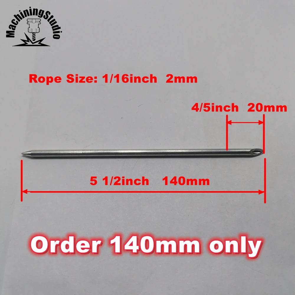 Aluminum Alloy Rope Splicing Fids for Dyneema Sizes