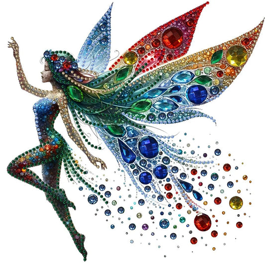 30x30cm 5D DIY Fairy Diamond Painting Kit for Home Decor