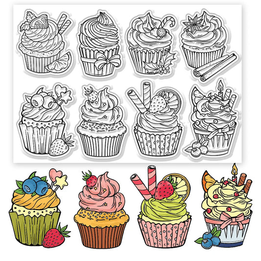 Custom Clear PVC Stamps for DIY Scrapbooking and Card Making