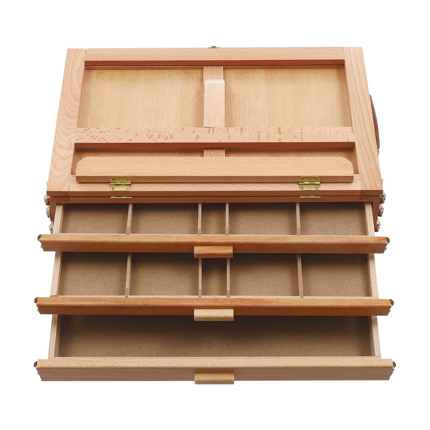 Wooden Painting Board Stand with 3 Drawers for Artists