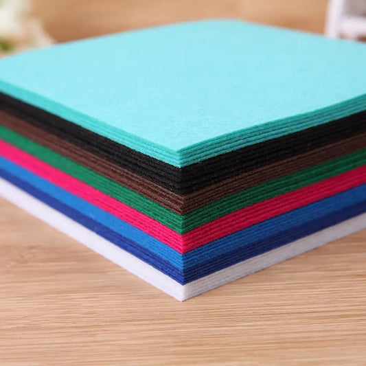 40 Pieces Assorted Color Non-Woven Fabric for DIY Crafts