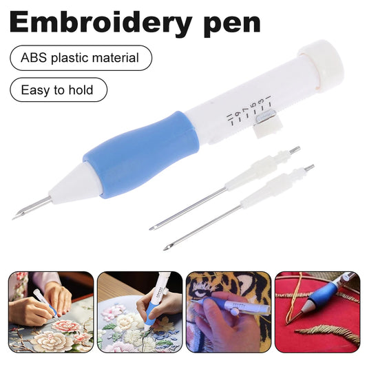 DIY Embroidery Punch Needle Kit Embroidery Pen Set Clothes