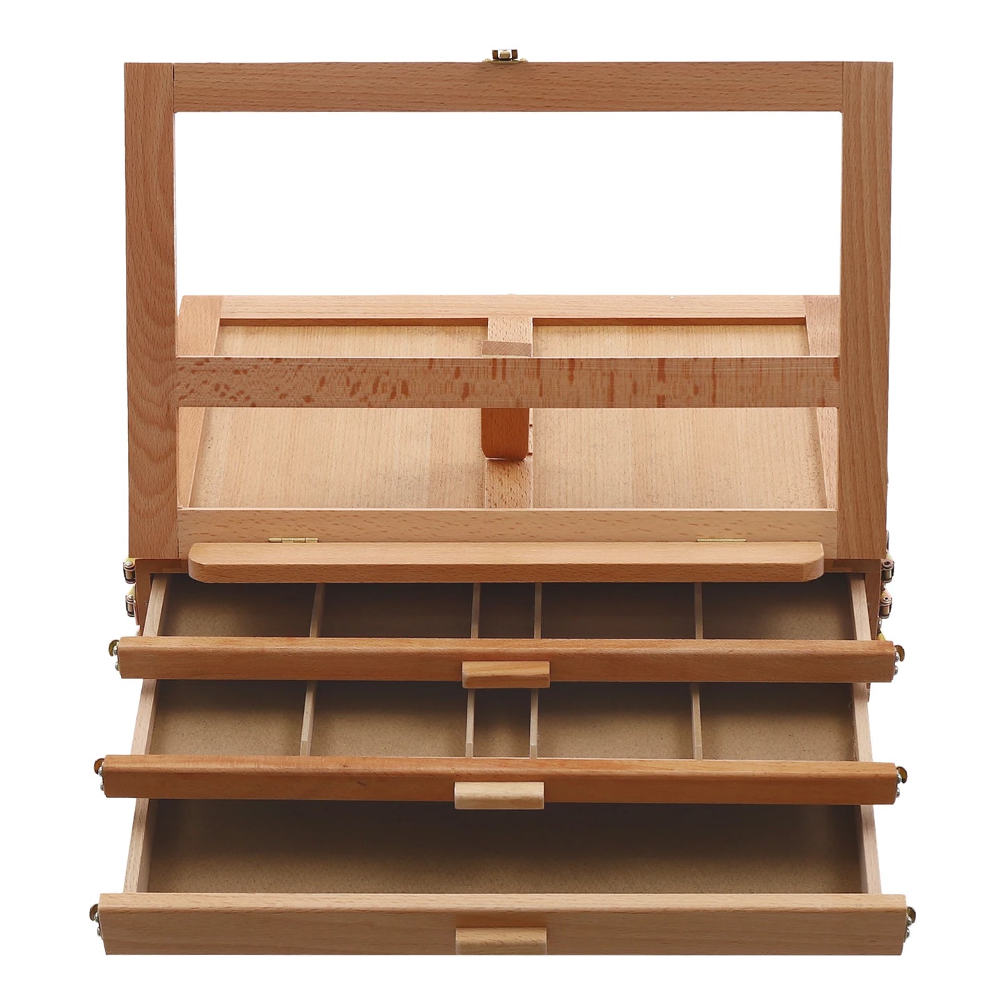 Wooden Painting Board Stand with 3 Drawers for Artists