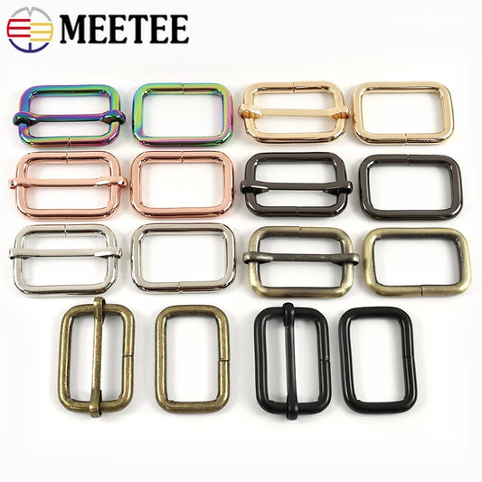 Metal Bag Ring Buckle Set 16 To 50mm Tri Glide Slider