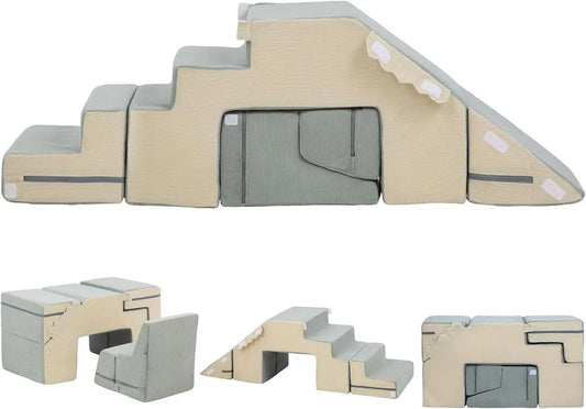 4 In 1 Foam Climbing Blocks For Toddlers Indoor Play