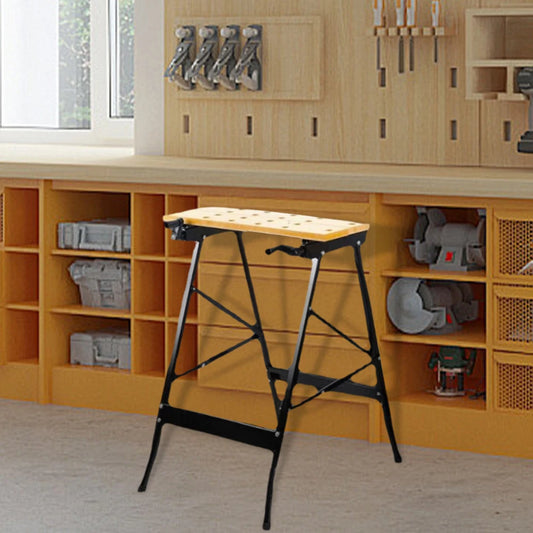 Folding Portable Multipurpose Workbench with Protractor