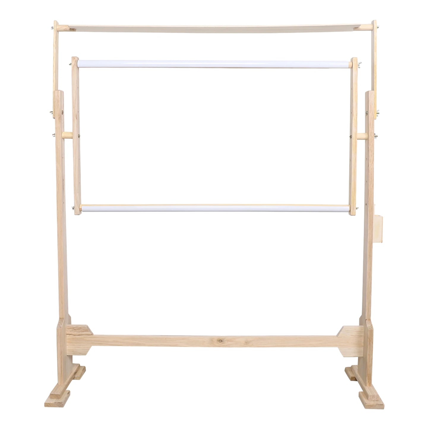 Large Adjustable Wood Cross Stitch Frame Floor Stand Rack