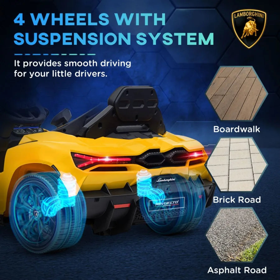 Licensed Lamborghini Revuelto 12V Electric Ride On Car