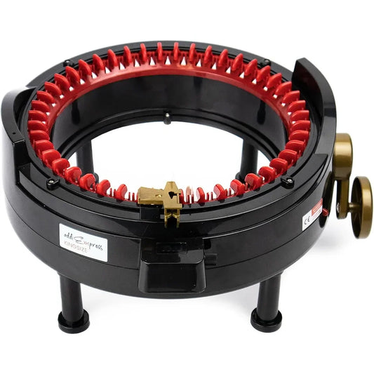AddiExpress King Size Knitting Machine 46 Needles Circle Knit Loom Hand Crank