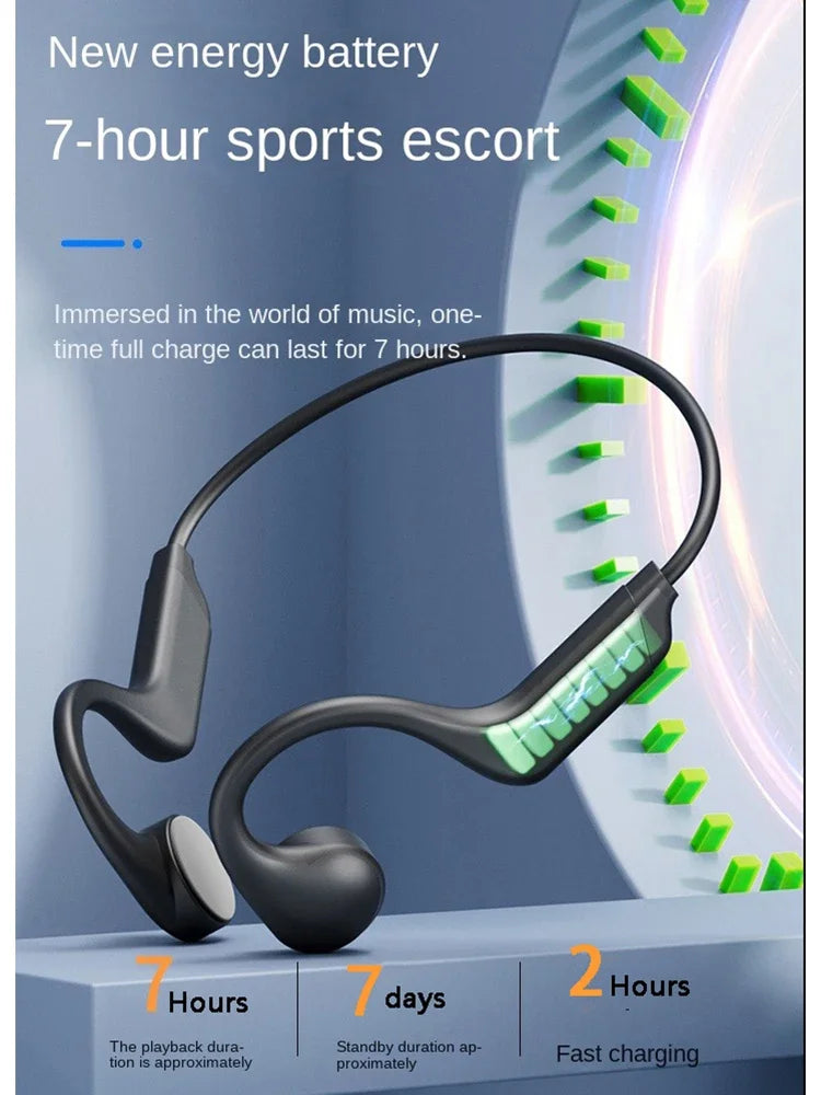 VBNM Bone Conduction Headphones Open Ear Wireless Running