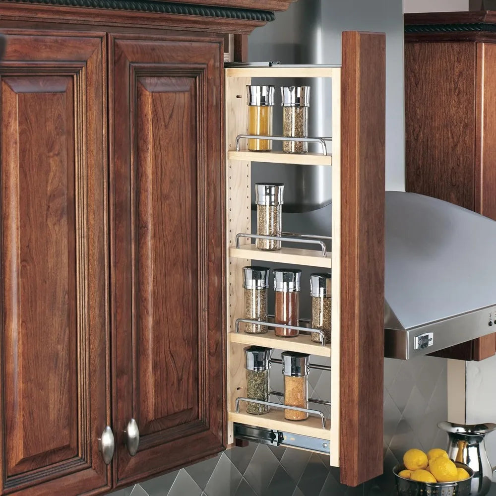 Rev A Shelf Pullout Wooden Organizer for Kitchen Cabinets