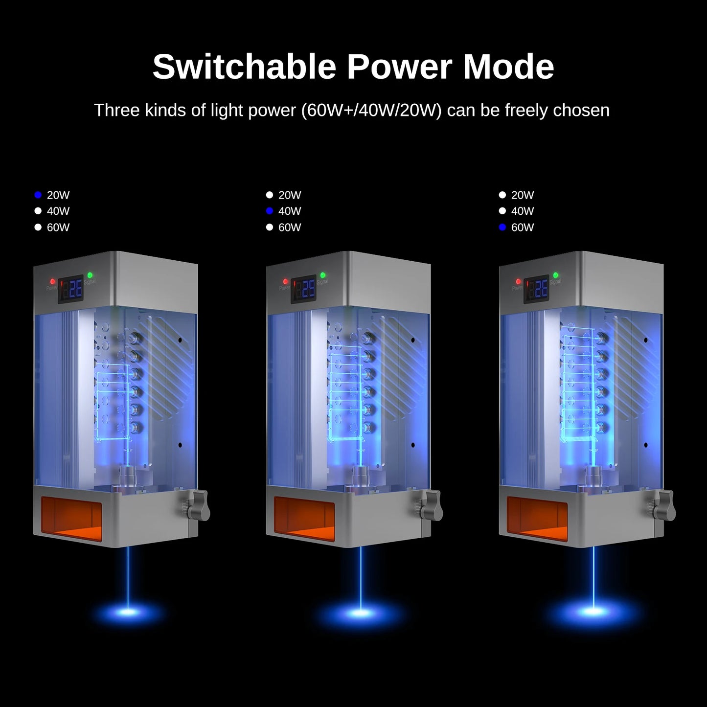 Laser Tree 60W 40W 30W 20W Laser Module With Air Assist TTL