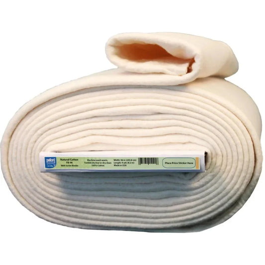 Pellon Natural Cotton Batting Off White 96 Inch by 9 Yards