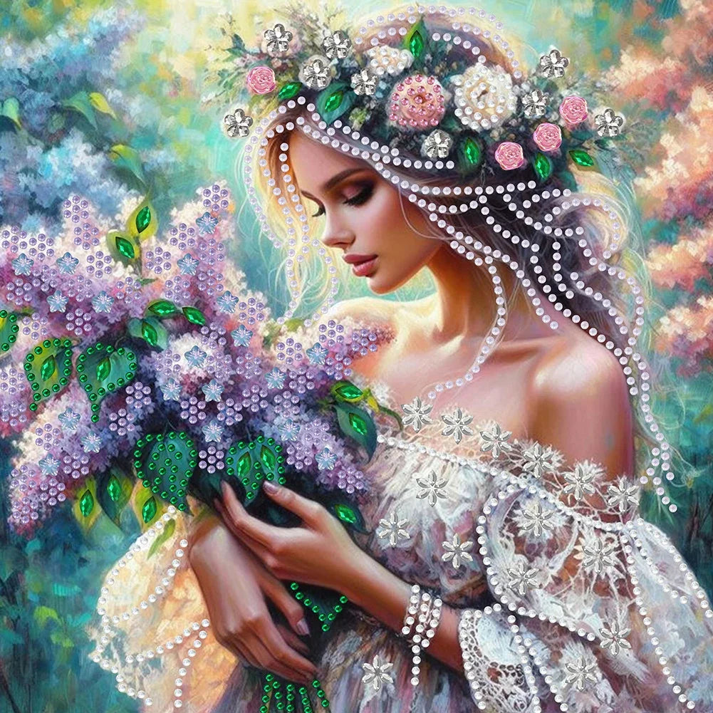 30x30cm 5D DIY Fairy Diamond Painting Kit for Home Decor