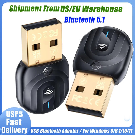 Zexmte USB Bluetooth 5.1 Adapter With 50 Meters Long Range