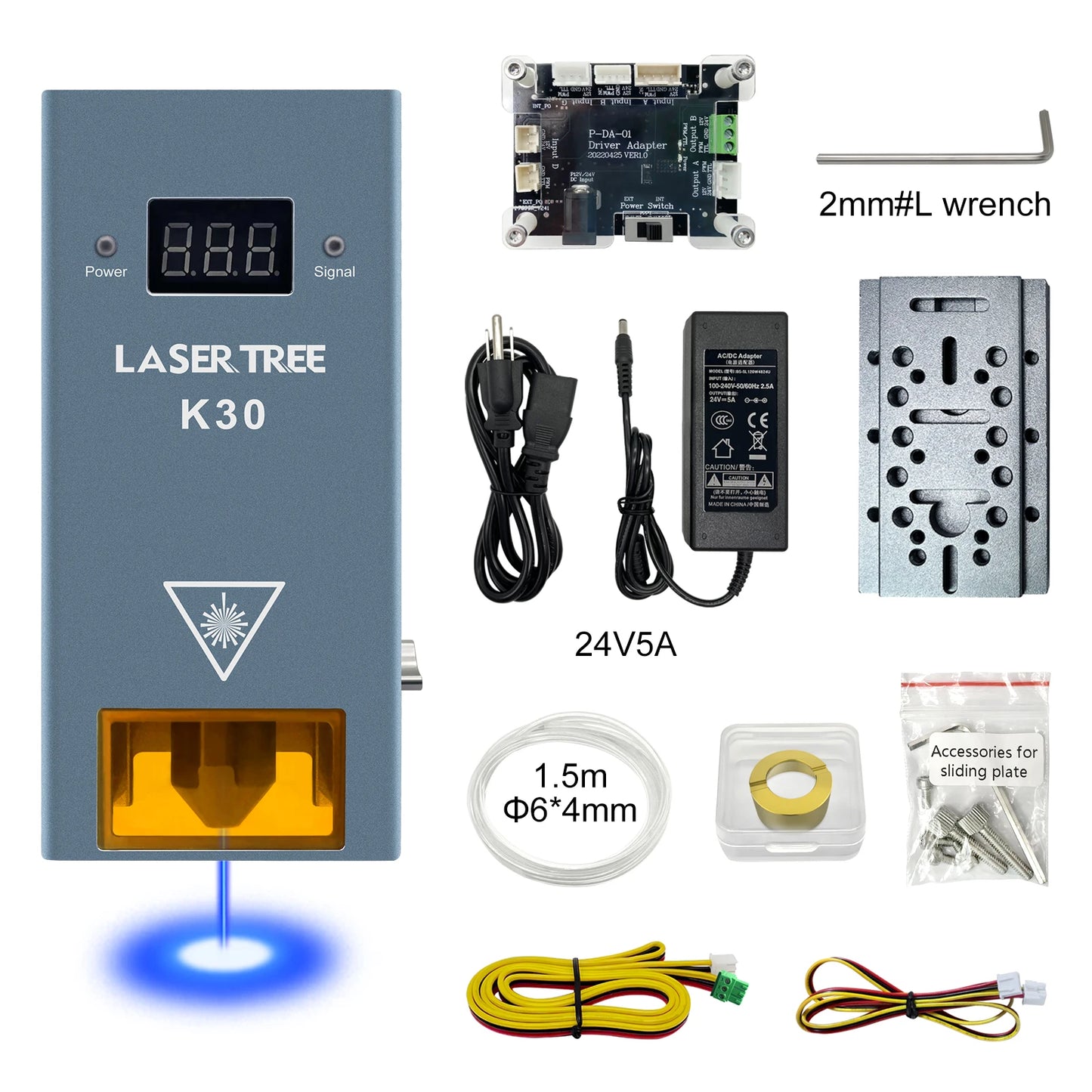 Laser Tree 60W 40W 30W 20W Laser Module With Air Assist TTL