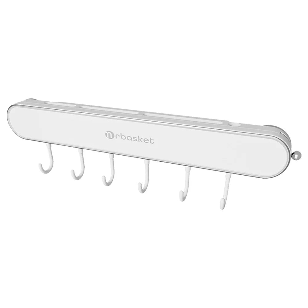 Wall Mounted Suction Cup Kitchen Shelf Storage Rack