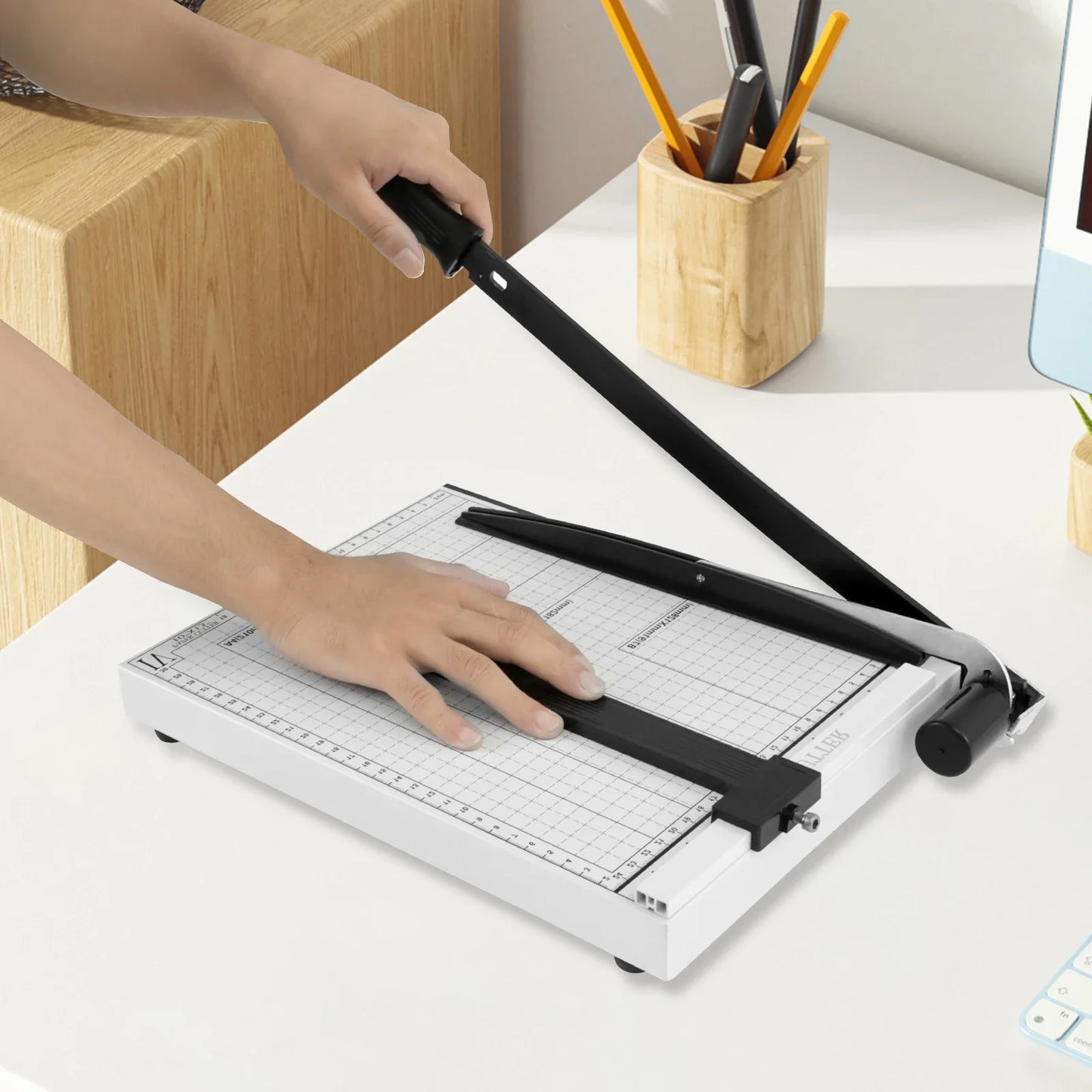 Multi-Function A4 To B7 Paper Cutter Tool With Metal Blade