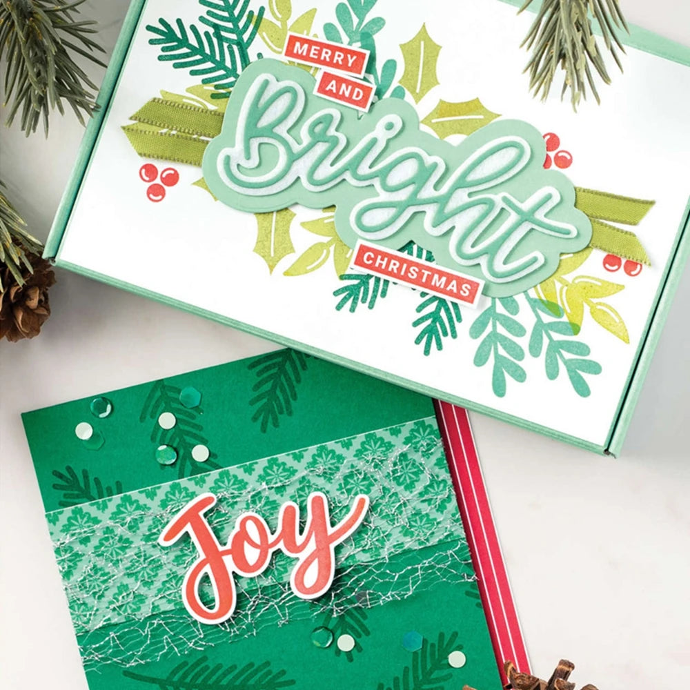 Peace and Joy Clear Stamps and Cutting Dies for Crafting