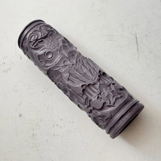 Owl Sun Clay Texture Roller For Resin Polymer Clay Embossing