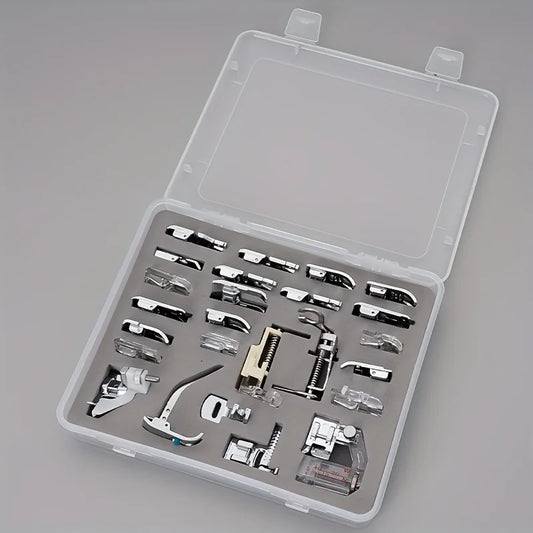 52Pcs Sewing Machine Presser Foot Set With Manual And Case