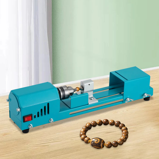 Mini Rust-Resistant Wood Lathe Machine for Engraving and Milling